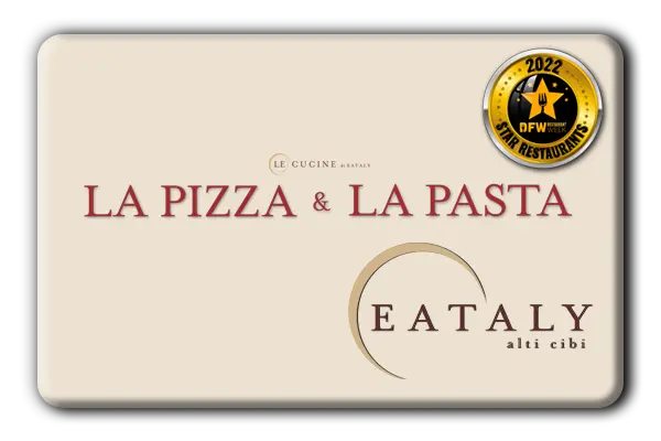 La Pizza & La Pasta – Eataly Dallas